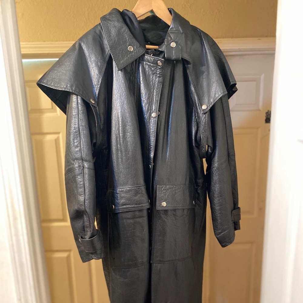 Diamond leather jacket